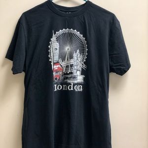 Roly - London Graphic T-Shirt Black Size Large